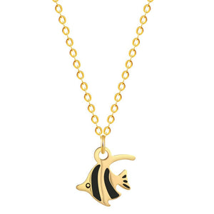 Stainless Steel Tiny Baby Squirrel Necklace Pendant Chipmunk Squirrel Animal Necklaces for Women Collars Pet Lover Gift