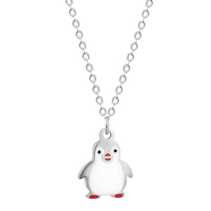 Stainless Steel Tiny Baby Squirrel Necklace Pendant Chipmunk Squirrel Animal Necklaces for Women Collars Pet Lover Gift
