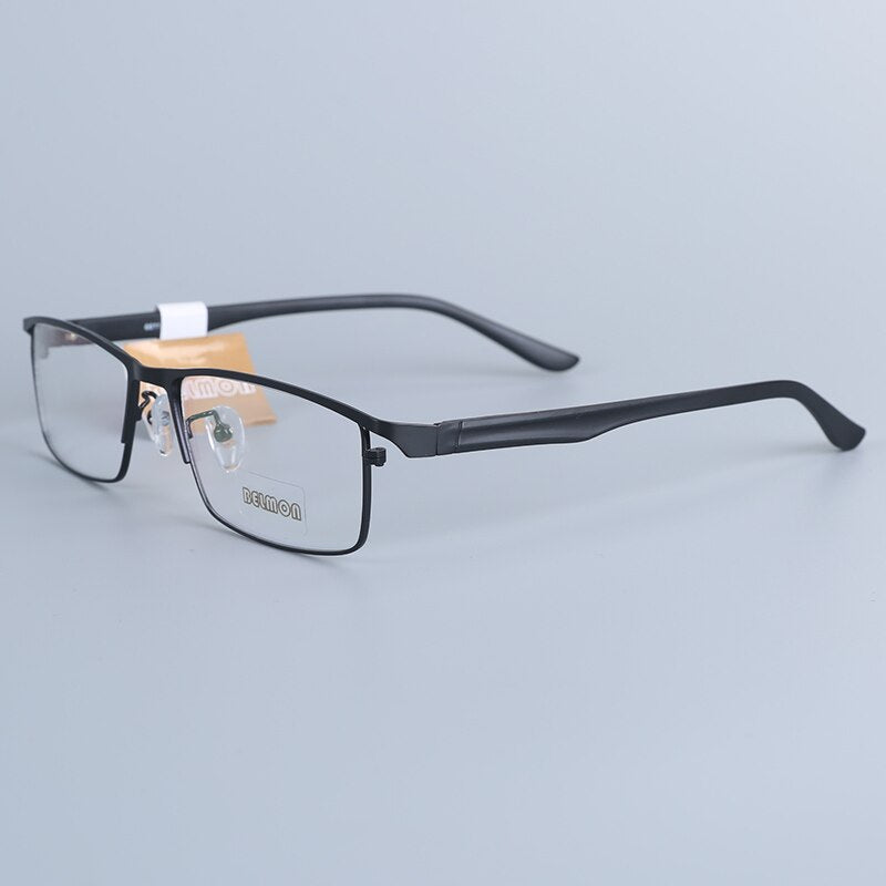 QIFENG Spectacle Frame Eyeglasses Men Korean Computer Optical Myopia Eye Glasses Frame For Male Transparent Clear Lens QF6611