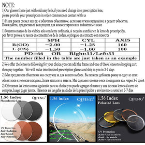 QIFENG Spectacle Frame Eyeglasses Men Korean Computer Optical Myopia Eye Glasses Frame For Male Transparent Clear Lens QF6611
