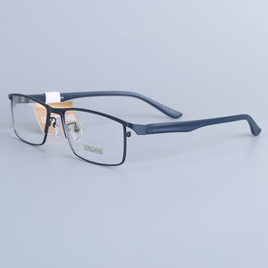 QIFENG Spectacle Frame Eyeglasses Men Korean Computer Optical Myopia Eye Glasses Frame For Male Transparent Clear Lens QF6611