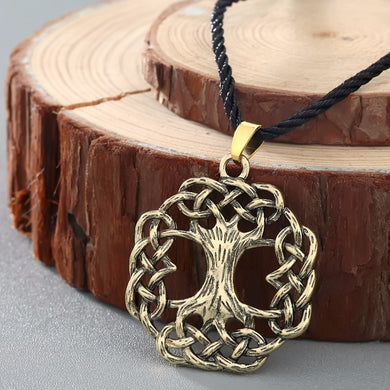 Fashion Jewelry Yggdrasil Tree of Life Ash Tree World Tree Viking Scandinavian Jewelry Pendant Silvered Bronze Necklace