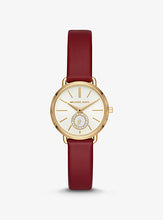 Load image into Gallery viewer, Fashion leather strap sports and leisure quartz watch new watch Leather strap Female Valentine's D fashion gift MK2743