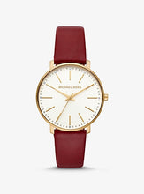 Load image into Gallery viewer, Fashion leather strap sports and leisure quartz watch new watch Leather strap Female Valentine's D fashion gift MK2743