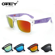 Load image into Gallery viewer, QREY Novelty Mirror Men Folding Sunglasses  Arrival Slap Sports Foldable Wristband Shades 2022 Gafas De Sol Zonnebril Heren
