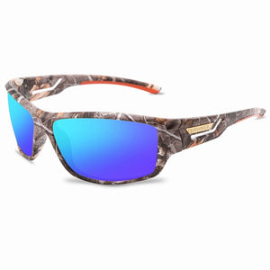 QUISVIKER Camouflage Sun Glasses Rayed Sunglasses Polarized Goggles Outdoor Sunglasses Men Women Eyewear
