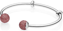 Load image into Gallery viewer, 100% 925 Sterling Silver Love Ca Charm Red Enamel Fit DIY Original Jewelry Summer Creative