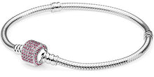 Carica l'immagine nel visualizzatore di Gallery, 100% 925 Sterling Silver Love Ca Charm Red Enamel Fit DIY Original Jewelry Summer Creative