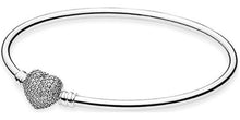 Carica l'immagine nel visualizzatore di Gallery, 100% 925 Sterling Silver Love Ca Charm Red Enamel Fit DIY Original Jewelry Summer Creative