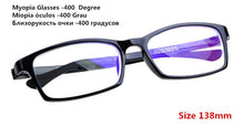 Carica l&#39;immagine nel visualizzatore di Gallery, Quality Finished Nearsight Myopia glasses For Women Men Student Frame Eyeglasses Degree oculos ( -100 to -400)