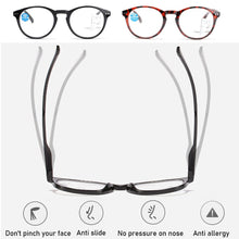 Load image into Gallery viewer, Qutzzmnd Progressive Multifocal Reading Glasses Anti Blue Light Blocking Presbyopia Glasses Anti Glare Elder Readers Eyeglasses