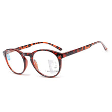 Load image into Gallery viewer, Qutzzmnd Progressive Multifocal Reading Glasses Anti Blue Light Blocking Presbyopia Glasses Anti Glare Elder Readers Eyeglasses