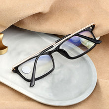 Load image into Gallery viewer, Qutzzmnd Women Men Metal Frame Resin Anti Blue Light Reading Glasses Presbyopia Eyeglasses Far Sight Eyewear +1.0~+4.0