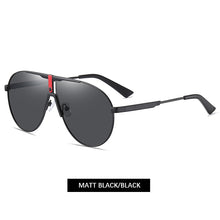 Carica l&#39;immagine nel visualizzatore di Gallery, RAVENISA Occhiali da sole da uomo Occhiali da sole in metallo di grandi dimensioni per donna Occhiali da sole polarizzati UV400 Pilot Designer Gafas De Sol
