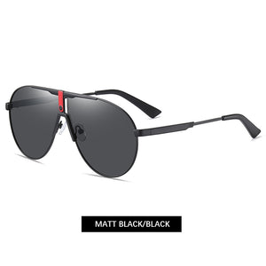 RAVENISA Occhiali da sole da uomo Occhiali da sole in metallo di grandi dimensioni per donna Occhiali da sole polarizzati UV400 Pilot Designer Gafas De Sol