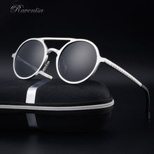 Load image into Gallery viewer, RAVENISA  Round Alumium Sunglasses For Men Women 2023 Classic Polarized Spring Sun Glasses  Brown Goggle