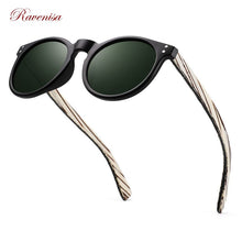 Load image into Gallery viewer, RAVENISA Retro Wooden sSunglasses  Women Plastic Sun Glasses Small Frame Polarized Eyewear Men Handmade Goggle UV400 Protect