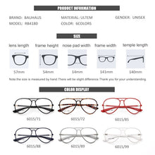 Load image into Gallery viewer, RB4180 6015 Aviation Frame Sunglasses Male Classic Eyeglasses Transparent Clear Lens Optical frame