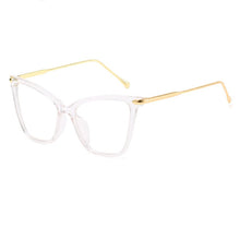 Load image into Gallery viewer, RBENN Lady Cat Eye Glasses Frames For Women Sexy Oversized Metal Frame Brand Designer Optical Eyeglasses Fashion Eyewear Female