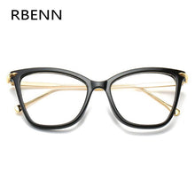 Load image into Gallery viewer, RBENN Lady Cat Eye Glasses Frames For Women Sexy Oversized Metal Frame Brand Designer Optical Eyeglasses Fashion Eyewear Female