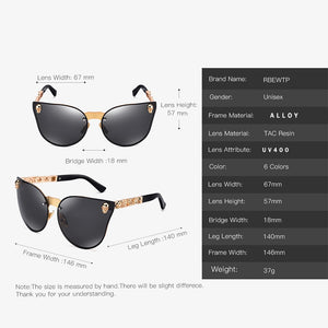 RBEWTP 2023  Women Gothic Sunglasses Skull Frame Metal Temple High Quality Gold Sun glasses Oculos De Sol Feminino