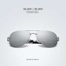 Load image into Gallery viewer, RBEWTP Brand Men Polarized Sunglasses Classic Men&#39;s Drive Metal Frame Poilot Sun Glasses Women Glasses Mirror Shades 007