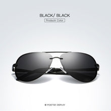Load image into Gallery viewer, RBEWTP Brand Men Polarized Sunglasses Classic Men&#39;s Drive Metal Frame Poilot Sun Glasses Women Glasses Mirror Shades 007