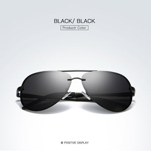 RBEWTP Brand Men Polarized Sunglasses Classic Men's Drive Metal Frame Poilot Sun Glasses Women Glasses Mirror Shades 007