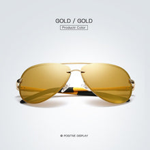 Load image into Gallery viewer, RBEWTP Brand Men Polarized Sunglasses Classic Men&#39;s Drive Metal Frame Poilot Sun Glasses Women Glasses Mirror Shades 007