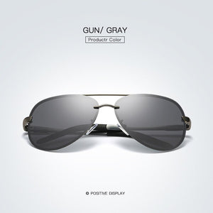 RBEWTP Brand Men Polarized Sunglasses Classic Men's Drive Metal Frame Poilot Sun Glasses Women Glasses Mirror Shades 007