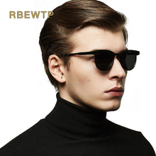Load image into Gallery viewer, RBEWTP Unisex Retro Vintage Men's Sunglasses Polarized Driving Sun Glasses oculos Male Eyewear Accessories For Men/women 0911