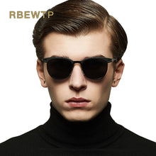 Load image into Gallery viewer, RBEWTP Unisex Retro Vintage Men's Sunglasses Polarized Driving Sun Glasses oculos Male Eyewear Accessories For Men/women 0911