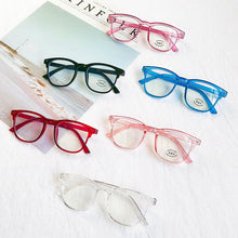 Carica l&#39;immagine nel visualizzatore di Gallery, RBRARE 2023 Occhiali a luce blu Specchio piatto per bambini Occhiali retrò Montatura per occhiali con lenti trasparenti rotonde per occhiali per computer 