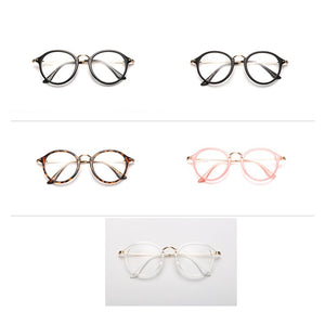 2022 Round Glasses Frame Glasses Women Mirror Eyeglasses Frames Women/Men Anti Blue Light Glasses Okulary