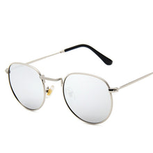 Load image into Gallery viewer, RBRARE 2023 Vintage Metal Polarized Sunglasses Men  Alloy Glasses Retro Small Sun Glasses Pink Mirror Shades For Women