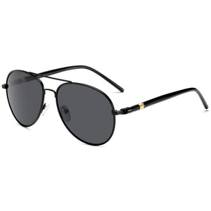 RBRARE Classic Polarized Light Sunglasses Men  Brand Designer Glasses Retro  Metal Driving Male Goggle No Box