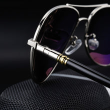 Load image into Gallery viewer, RBRARE Classic Polarized Light Sunglasses Men  Brand Designer Glasses Retro  Metal Driving Male Goggle No Box