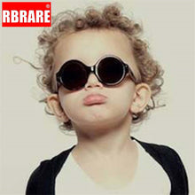 Load image into Gallery viewer, RBRARE Classic Round Children&#39;s Sunglasses Candy Color Kid Concave Shape Personality Baby Pink Lovely Ring Glasses Frames