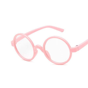 RBRARE Classic Round Children's Sunglasses Candy Color Kid Concave Shape Personality Baby Pink Lovely Ring Glasses Frames