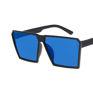 RBRARE Classic Square Sunglasses Girls Boys Colorful Mirror Children Glasses Concave Shape Personality Anti-UV Street Beat Kid
