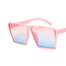 Load image into Gallery viewer, RBRARE Classic Square Sunglasses Girls Boys Colorful Mirror Children Glasses Concave Shape Personality Anti-UV Street Beat Kid