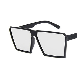RBRARE Classic Square Sunglasses Girls Boys Colorful Mirror Children Glasses Concave Shape Personality Anti-UV Street Beat Kid