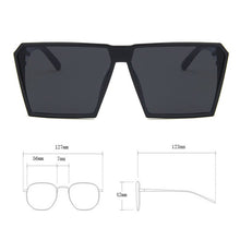 Load image into Gallery viewer, RBRARE Classic Square Sunglasses Girls Boys Colorful Mirror Children Glasses Concave Shape Personality Anti-UV Street Beat Kid