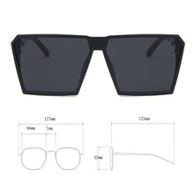 Load image into Gallery viewer, RBRARE Classic Square Sunglasses Girls Boys Colorful Mirror Children Glasses Concave Shape Personality Anti-UV Street Beat Kid