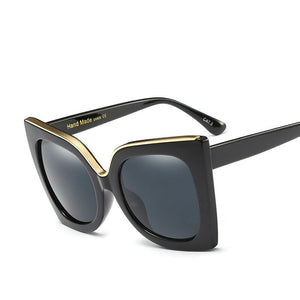 RBRARE Ladies Sunglasses Tom Brand Big Frame Rivet Sun Glasses for Women Butterfly Shades Lunettes De Soleil Femme