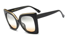 Load image into Gallery viewer, RBRARE Ladies Sunglasses Tom Brand Big Frame Rivet Sun Glasses for Women Butterfly Shades Lunettes De Soleil Femme