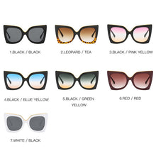 Load image into Gallery viewer, RBRARE Ladies Sunglasses Tom Brand Big Frame Rivet Sun Glasses for Women Butterfly Shades Lunettes De Soleil Femme