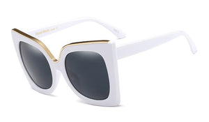 RBRARE Ladies Sunglasses Tom Brand Big Frame Rivet Sun Glasses for Women Butterfly Shades Lunettes De Soleil Femme