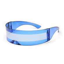 Load image into Gallery viewer, RBRARE Funny Futuristic Wrap Around Monob Costume Sunglasses Mask Novelty Glasses Halloween Party Ring Decoration Glasses