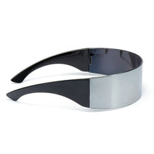 Load image into Gallery viewer, RBRARE Funny Futuristic Wrap Around Monob Costume Sunglasses Mask Novelty Glasses Halloween Party Ring Decoration Glasses